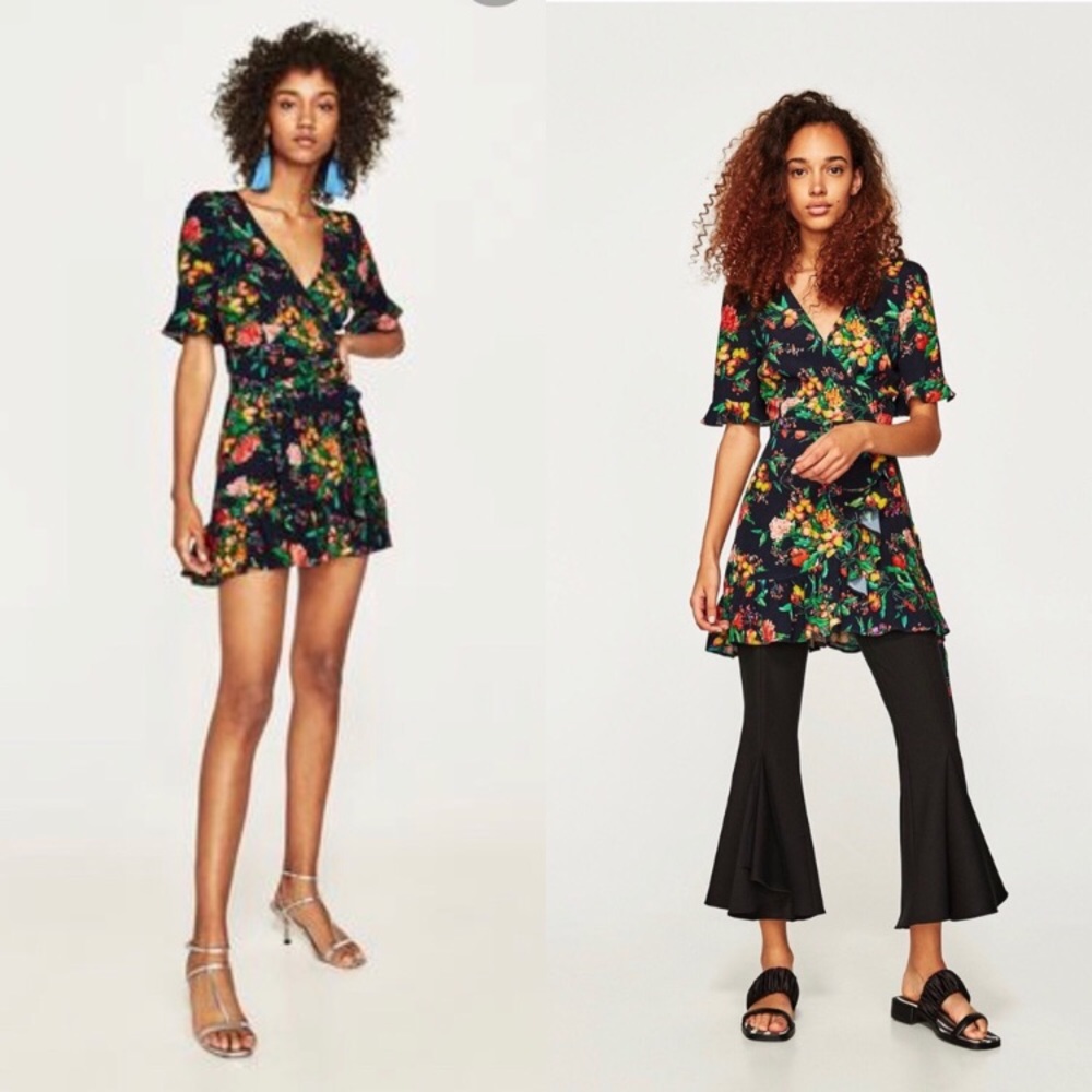 Zara wrap dress